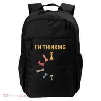 I Am Thinking Chess Pieces IM Thinking Chess Player Lover Backpack thumb 0