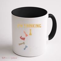 I Am Thinking Chess Pieces IM Thinking Chess Player Lover Coffee Mug thumb 1