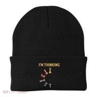 I Am Thinking Chess Pieces IM Thinking Chess Player Lover Beanie thumb 0