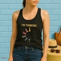 I Am Thinking Chess Pieces IM Thinking Chess Player Lover Women's Tank Top thumb 2