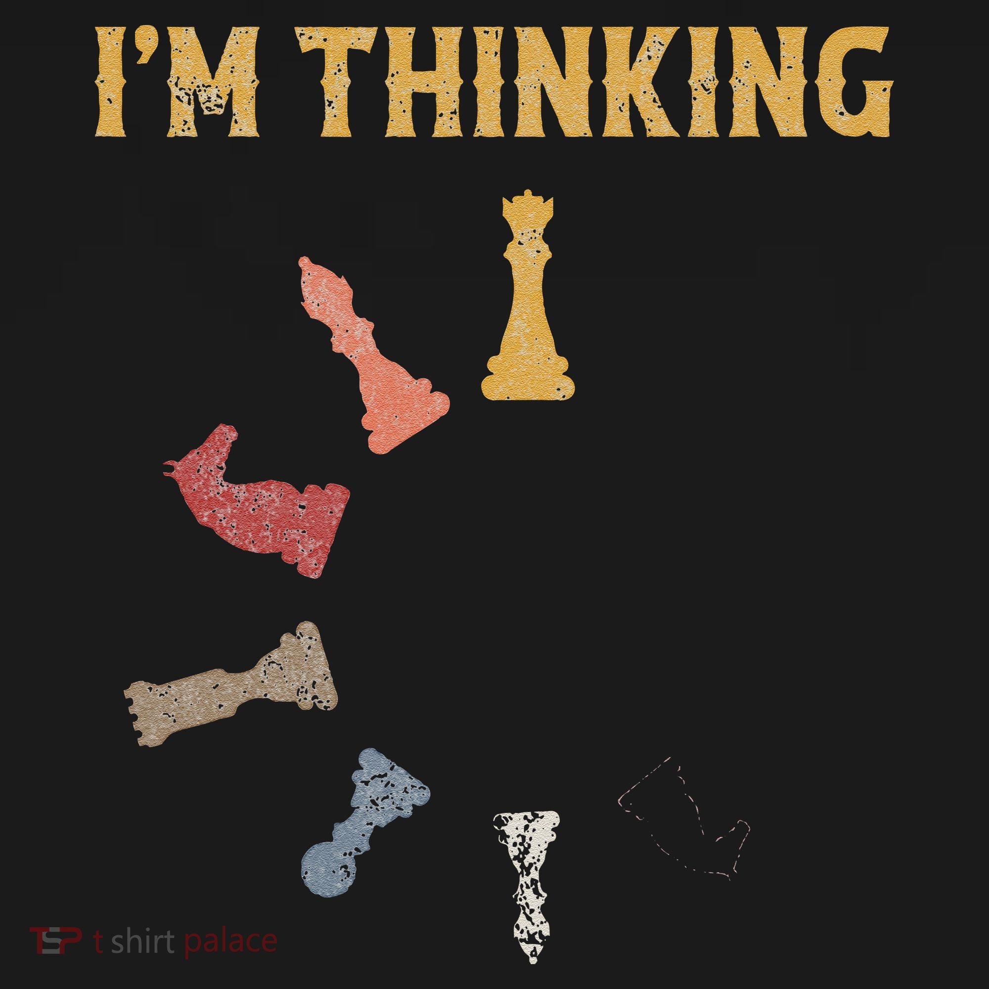 I Am Thinking Chess Pieces IM Thinking Chess Player Lover Tote Bag