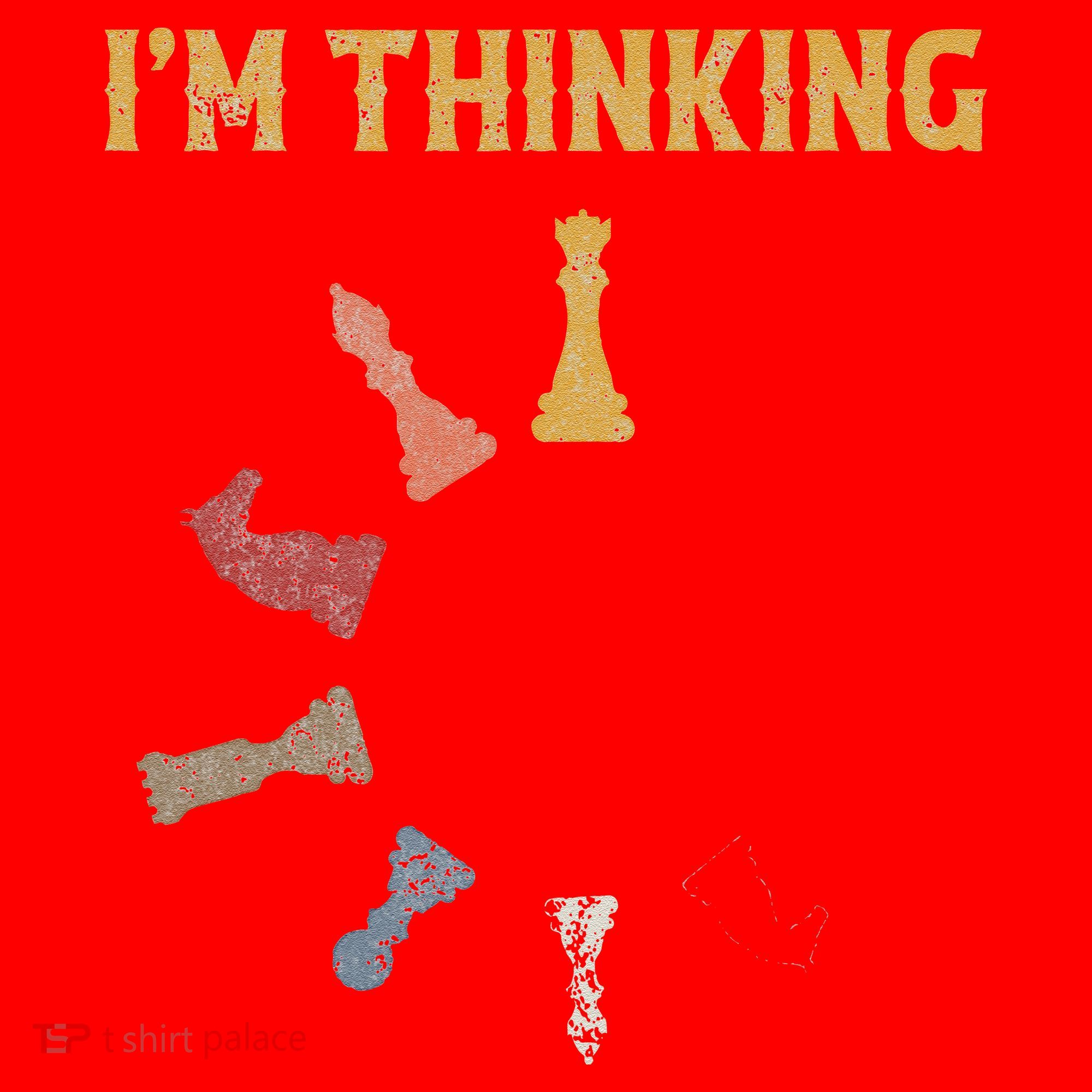 I Am Thinking Chess Pieces IM Thinking Chess Player Lover Santa Hat