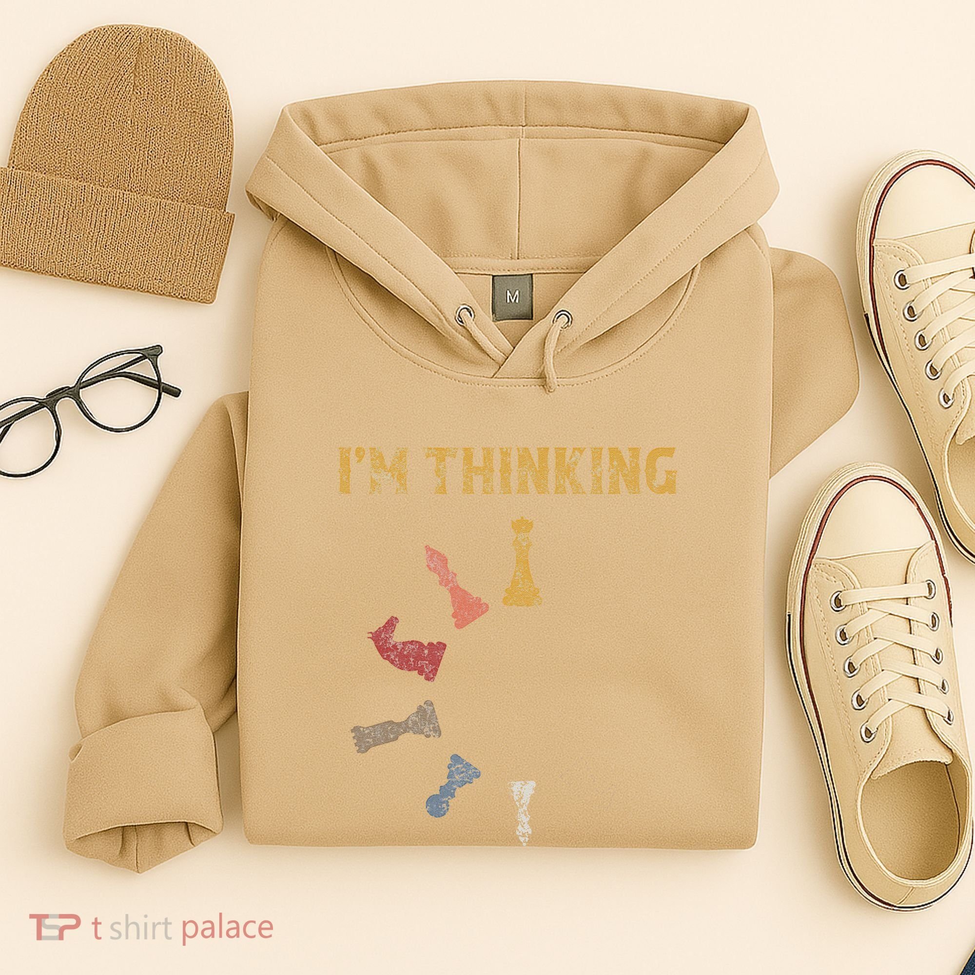 I Am Thinking Chess Pieces IM Thinking Chess Player Lover Hoodie