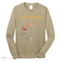 I Am Thinking Chess Pieces IM Thinking Chess Player Lover Long Sleeve Shirt thumb 0