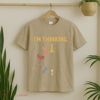I Am Thinking Chess Pieces IM Thinking Chess Player Lover T-Shirt thumb 2