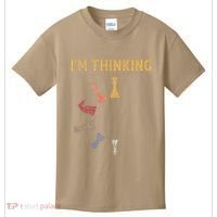I Am Thinking Chess Pieces IM Thinking Chess Player Lover Kids T-Shirt thumb 0
