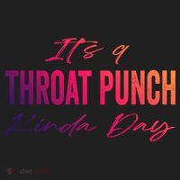 Its A Throat Punch Kinda Day Gift Beanie thumb 2
