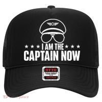 I Am The Captain Now Airplane Aircraft Lover Airline Pilot Hat thumb 0