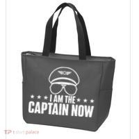 I Am The Captain Now Airplane Aircraft Lover Airline Pilot Tote Bag thumb 3