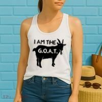 I Am The GOAT Greatest Of All Time Athletics Champion Women's Tank Top thumb 2