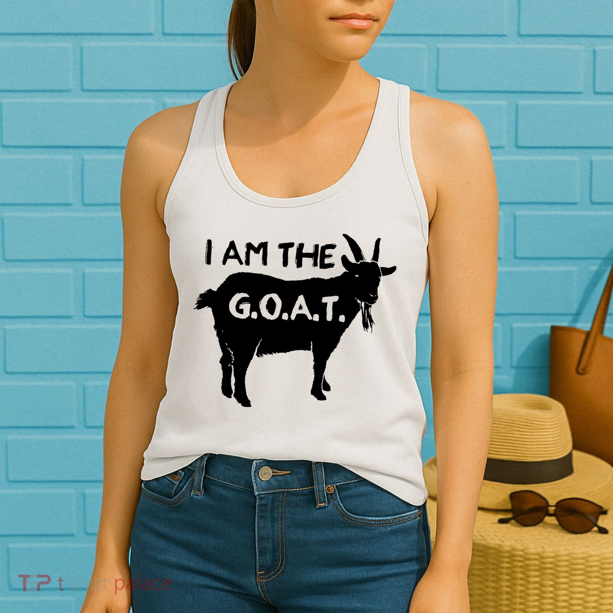 I Am The GOAT Greatest Of All Time Athletics Champion Women's Tank Top