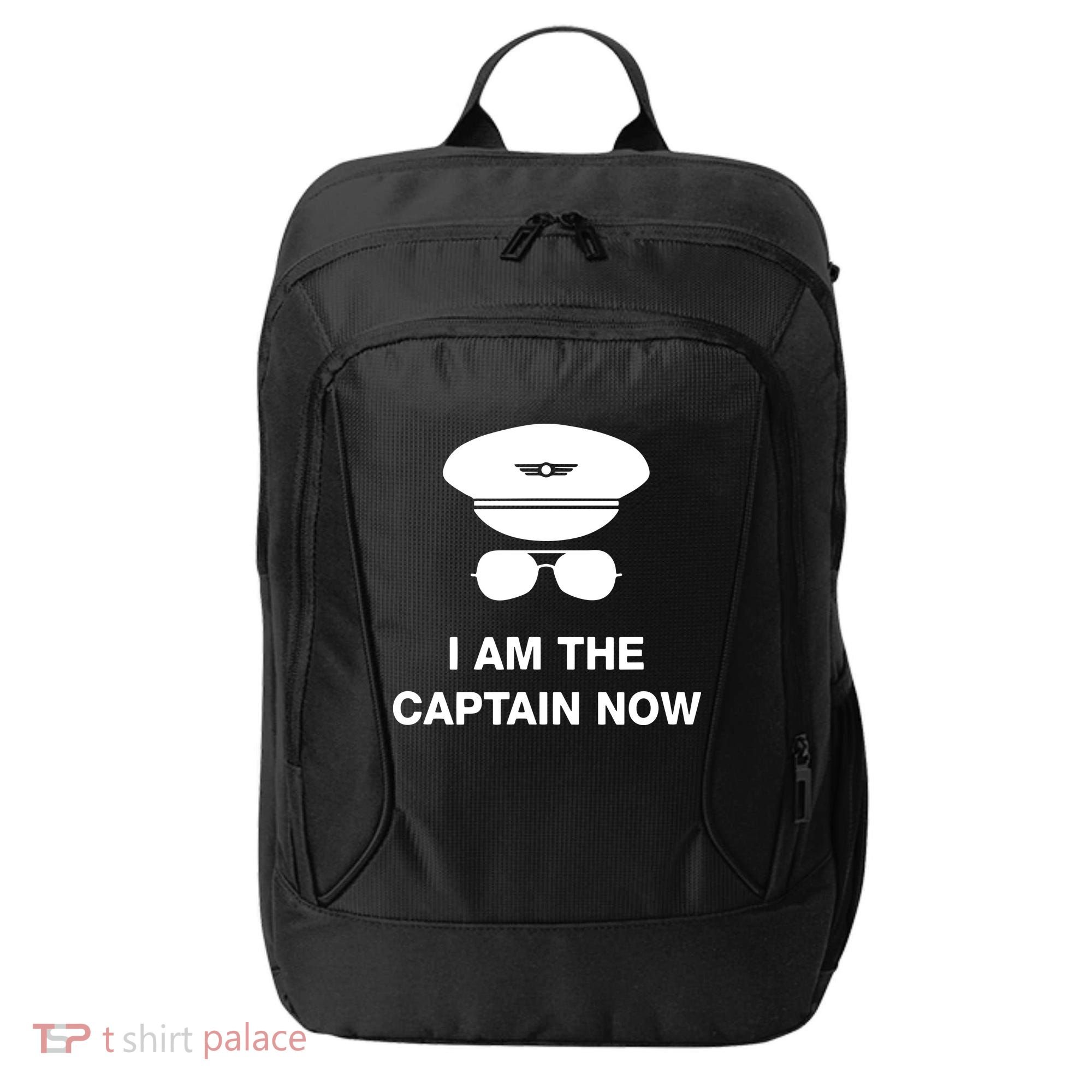 I Am The Captain Now Funny Pilot City Backpack