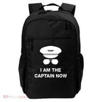 I Am The Captain Now Funny Pilot Backpack thumb 0
