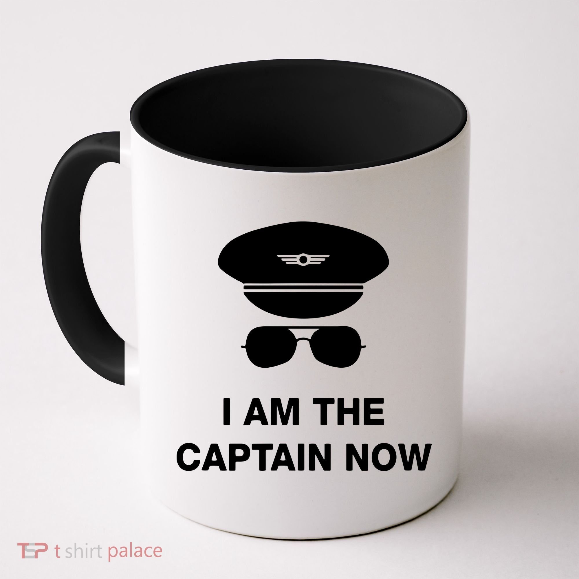 I Am The Captain Now Funny Pilot Coffee Mug