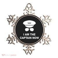 I Am The Captain Now Funny Pilot Ornament thumb 0