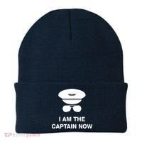 I Am The Captain Now Funny Pilot Beanie thumb 0