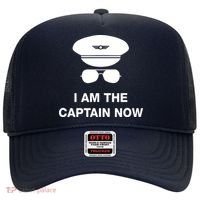 I Am The Captain Now Funny Pilot Hat thumb 0