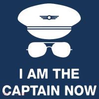 I Am The Captain Now Funny Pilot Kids Sweatshirt thumb 2