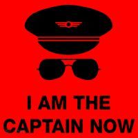 I Am The Captain Now Funny Pilot Santa Hat thumb 1