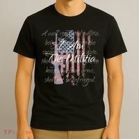 I Am The Militia Pro 2nd Amendment Proud American Flag Gift T-Shirt thumb 3