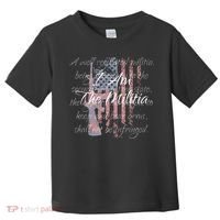 I Am The Militia Pro 2nd Amendment Proud American Flag Gift Toddler T-Shirt thumb 0