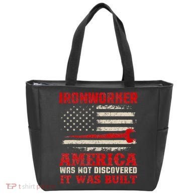 Ironworker American USA Flag Ironworking Worker Rodbuster Tote Bag