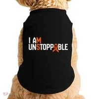 I Am Unstoppable Multiple Sclerosis Ms Awareness Doggie Tank thumb 0