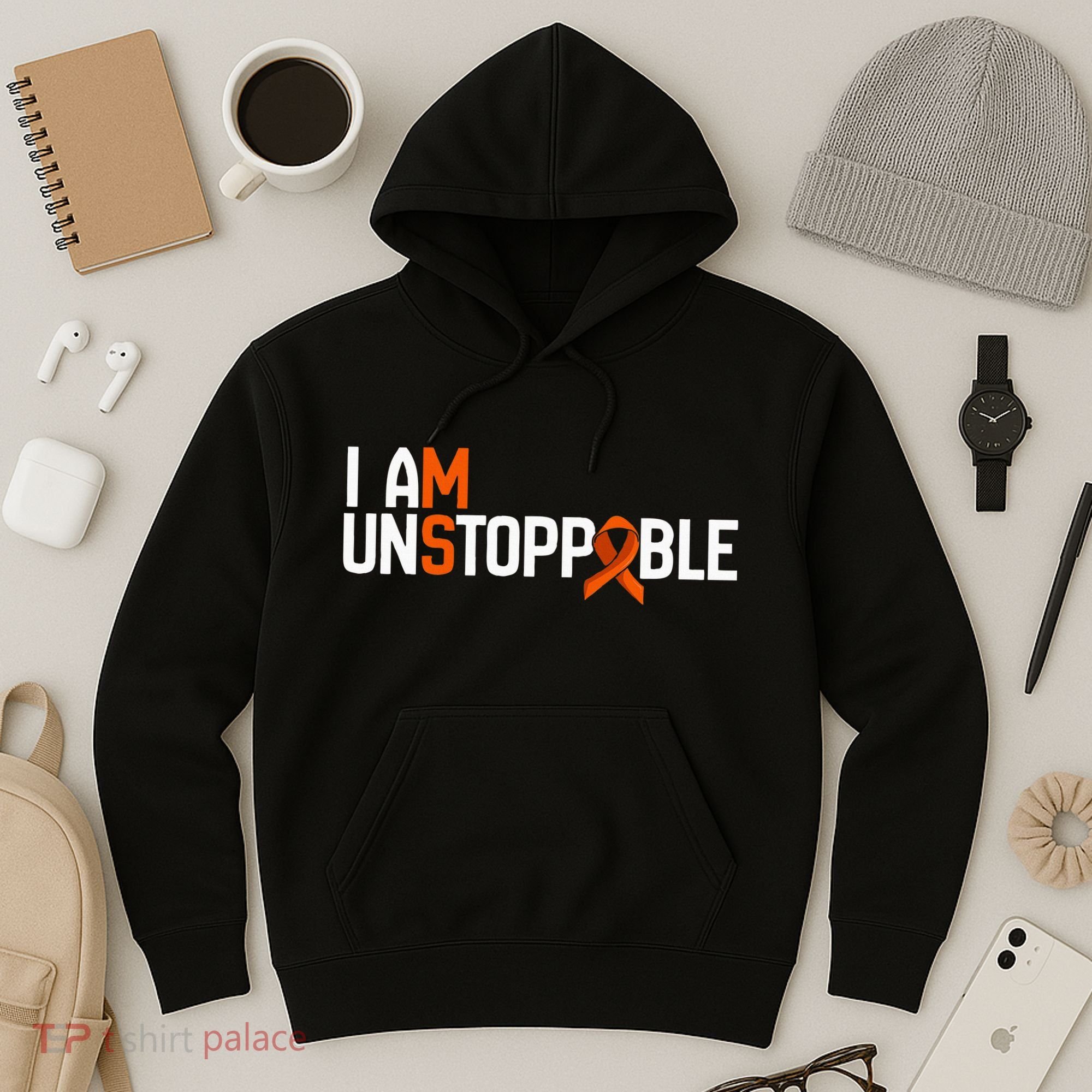 I Am Unstoppable Multiple Sclerosis Ms Awareness Hoodie