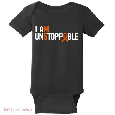 I Am Unstoppable Multiple Sclerosis Ms Awareness Baby Bodysuit