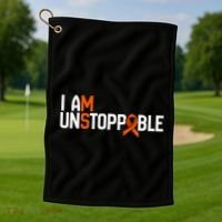I Am Unstoppable Multiple Sclerosis Ms Awareness Golf Towel thumb 1