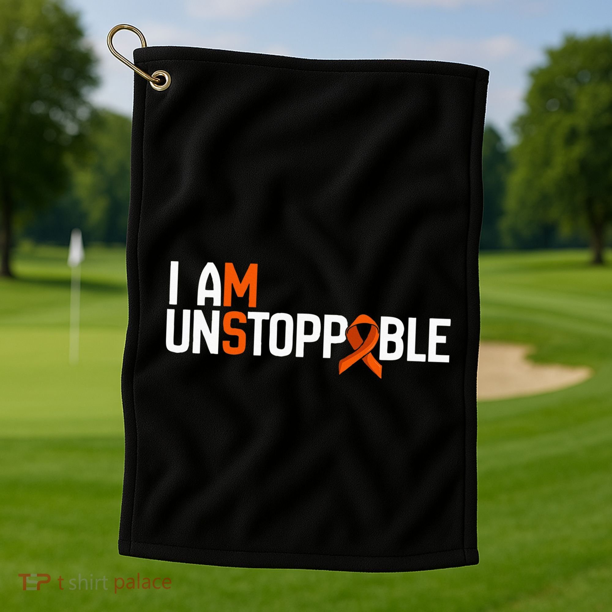 I Am Unstoppable Multiple Sclerosis Ms Awareness Golf Towel