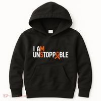 I Am Unstoppable Multiple Sclerosis Ms Awareness Kids Hoodie thumb 0