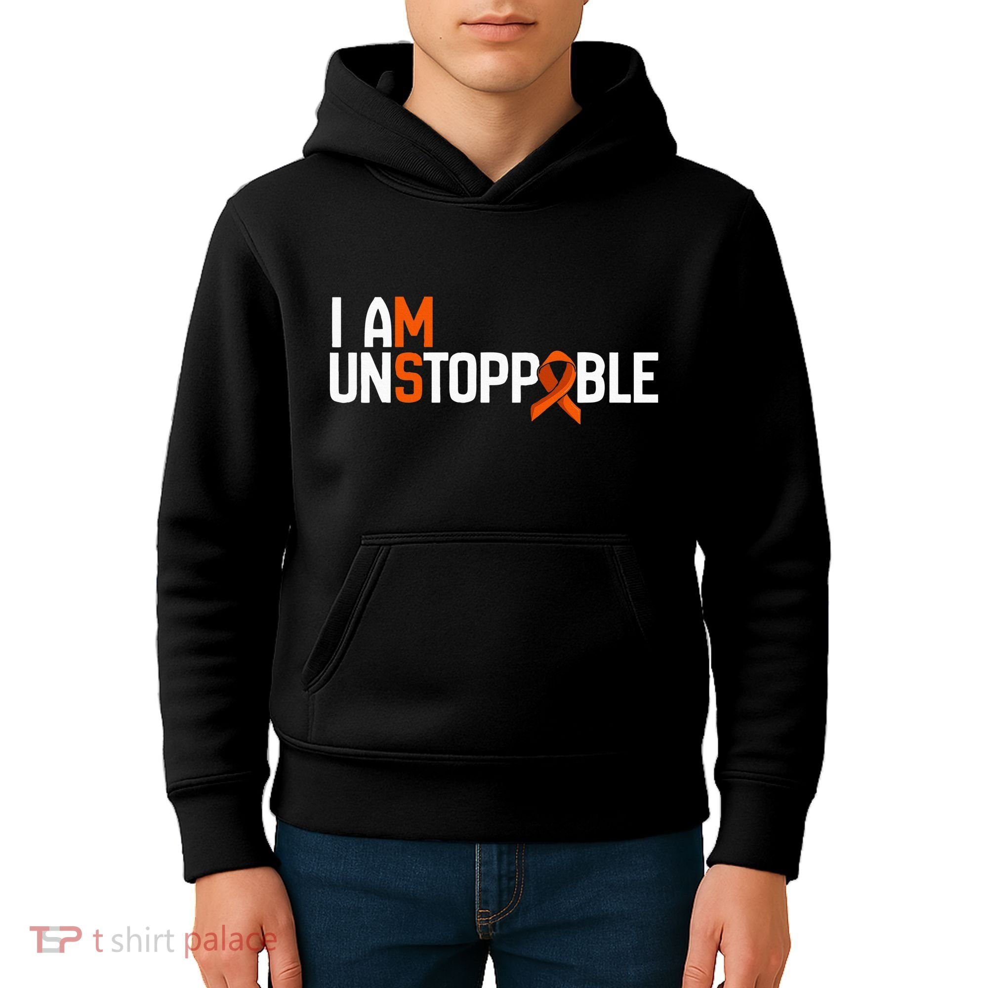 I Am Unstoppable Multiple Sclerosis Ms Awareness Kids Hoodie