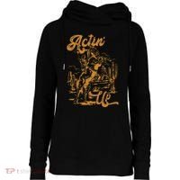 IM Actin Up IM Acting Up Womens Funnel Neck Pullover Hood thumb 0