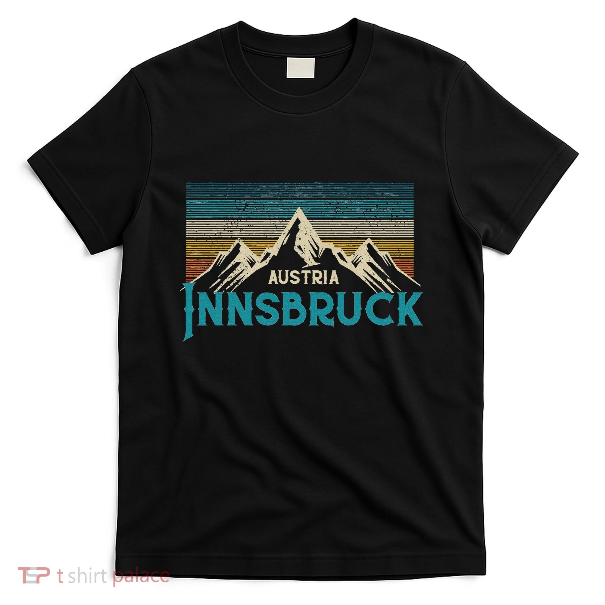 Innsbruck Austria Vintage Mountains Ski Souvenir Gift T-Shirt