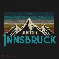 Innsbruck Austria Vintage Mountains Ski Souvenir Gift T-Shirt thumb 7