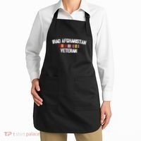 Iraq Afghanistan Veteran Pride Service Ribbon Apron thumb 2