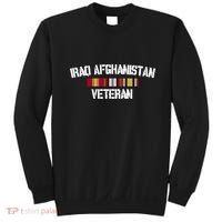 Iraq Afghanistan Veteran Pride Service Ribbon Sweatshirt thumb 0