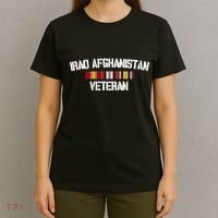 Iraq Afghanistan Veteran Pride Service Ribbon T-Shirt thumb 4