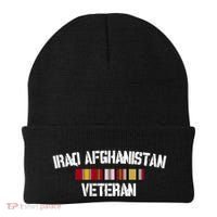 Iraq Afghanistan Veteran Pride Service Ribbon Beanie thumb 0