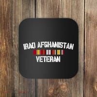 Iraq Afghanistan Veteran Pride Service Ribbon Coaster thumb 0