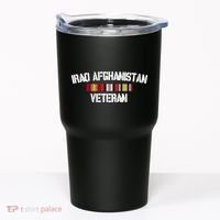 Iraq Afghanistan Veteran Pride Service Ribbon Tumbler thumb 0