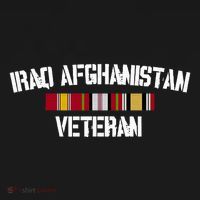 Iraq Afghanistan Veteran Pride Service Ribbon Mousepad thumb 1