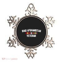 Iraq Afghanistan Veteran Pride Service Ribbon Ornament thumb 0