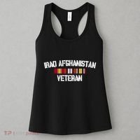 Iraq Afghanistan Veteran Pride Service Ribbon Women's Tank Top thumb 3