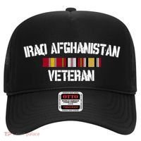Iraq Afghanistan Veteran Pride Service Ribbon Hat thumb 0