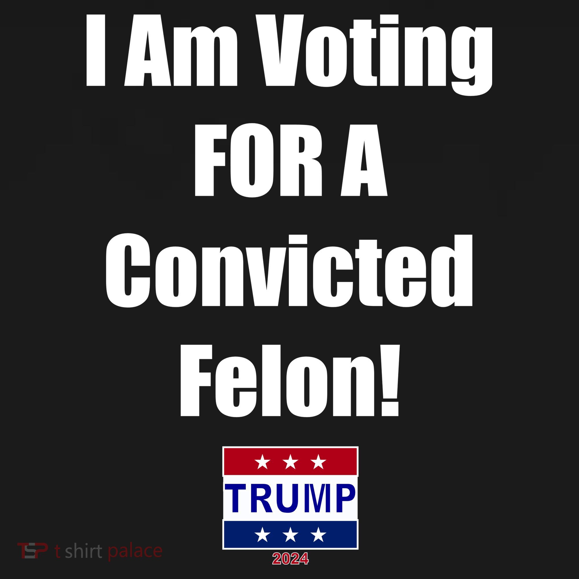 I Am Voting For A Convicted Felon Trump 2024 Backpack