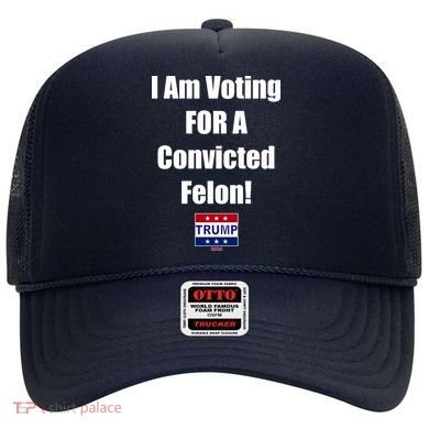 I Am Voting For A Convicted Felon Trump 2024 Hat