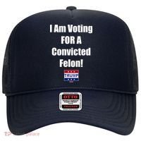 I Am Voting For A Convicted Felon Trump 2024 Hat thumb 0