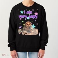 I Am Very Eepy Funny Cat Blanket Women's Sweatshirt thumb 0
